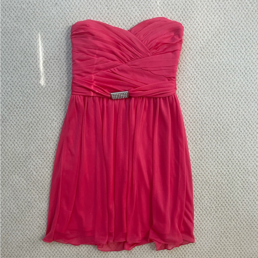 Hot pink simiformal/cocktail party dress